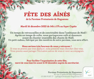 Fête de Noël des aînés