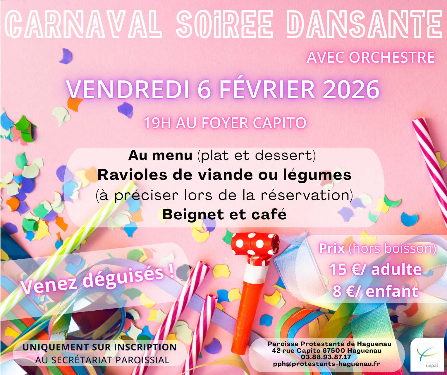 Soirée Carnaval - 6 février 2026