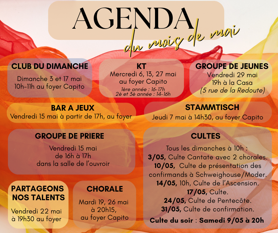 Agenda Mai 2026