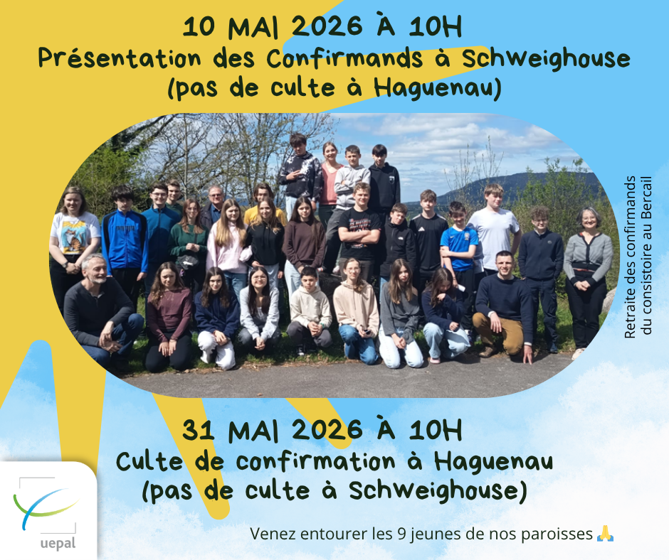 Culte de présentation des confirmands